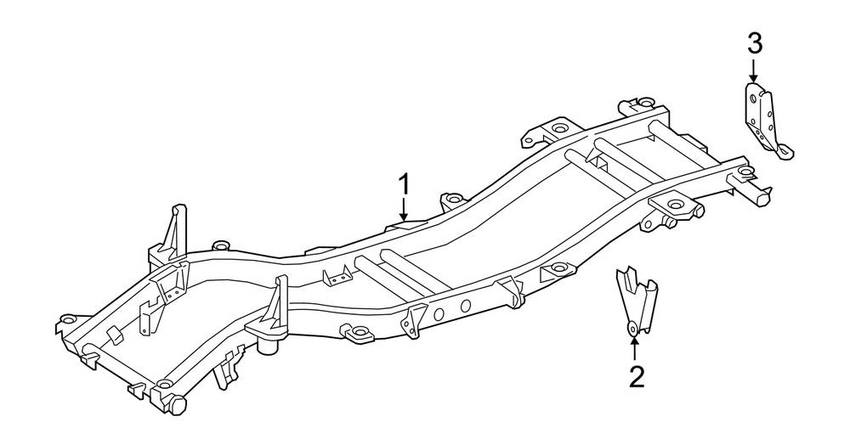 Mercedes Differential Mount 4603500132